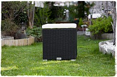 Sgabello rattan TS-Cube