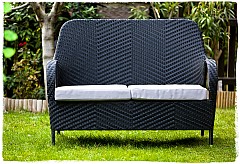 Panchina Rattan TS-B1 Nero