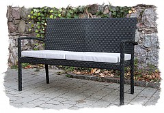 Panchina Rattan TS-B2 Nero