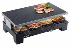 6420 Raclette mit Naturstein  nero