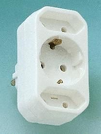 Europa Adapter  bianco