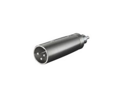 Adapter XLR Stecker auf Cinchstecker