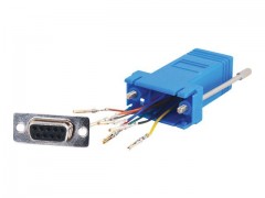 Kabel / RJ45 / DB9F MOD Adptr Blue