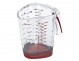 Leifheit 03048 Messbecher 1L ComfortLine / Transparent-Rot