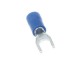 Dietz Gabel blau, 5mm, fr Kabel bis 2,5 mm, 100 St. lose