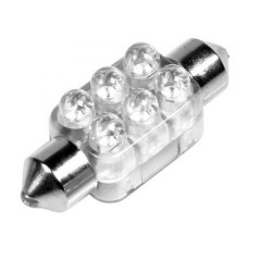 Innenraumlampe SV8,5-8, rot, 6 LEDs, 13 x 36